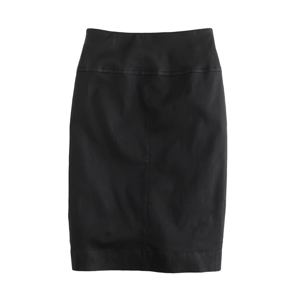 New J Crew Collection stretch leather pencil skirt - Picture 1 of 7